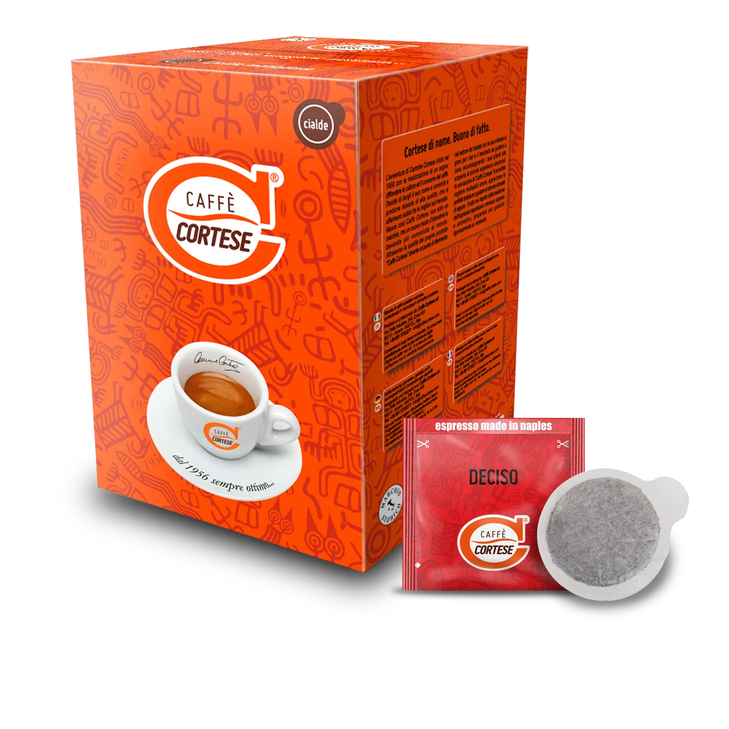 Caffè Cortese Deciso E.S.E. Pads 44 mm