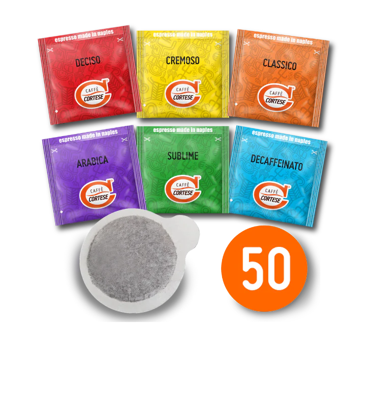 Caffè Cortese E.S.E. Probierpaket 44 mm – 50 Pads