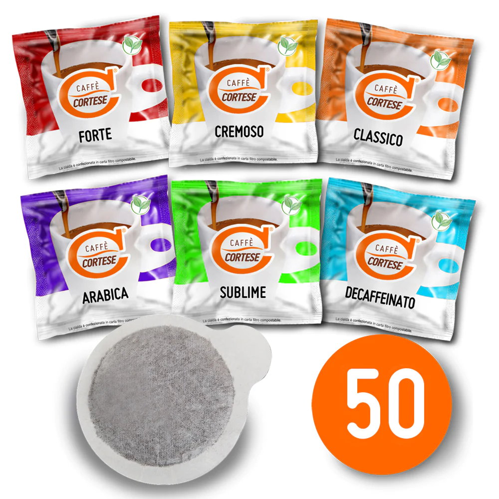 ESE Pads Probierset von Caffè Cortese 50 Stück 