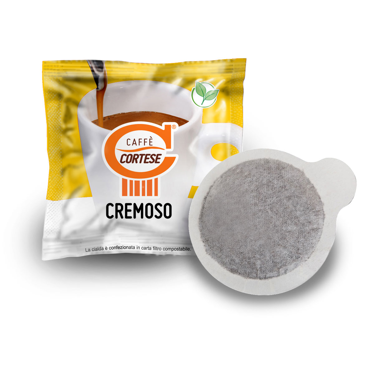 ESE Pads Cremoso von Caffè Cortese 50 Stück 