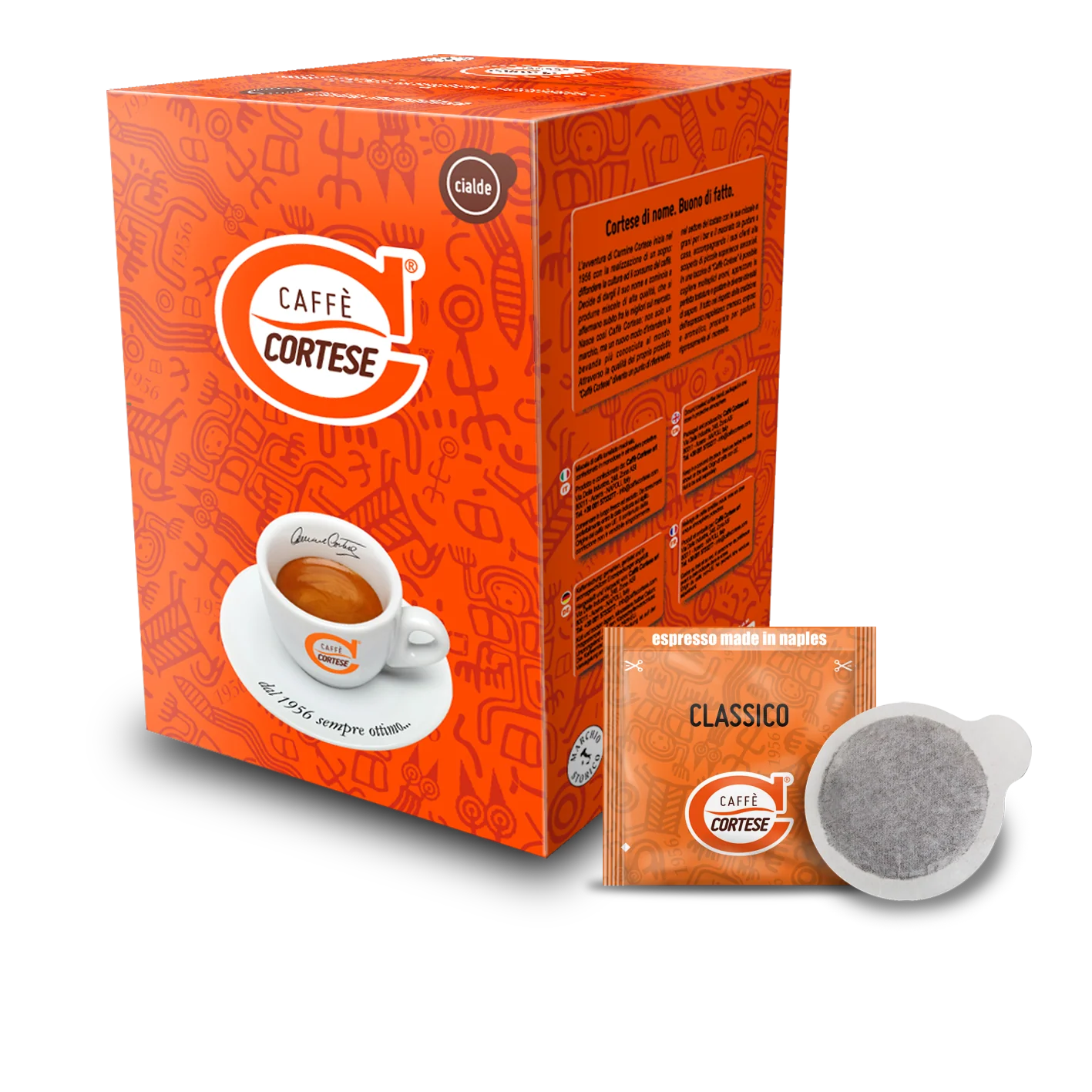Caffè Cortese Classico E.S.E. Pads 44 mm