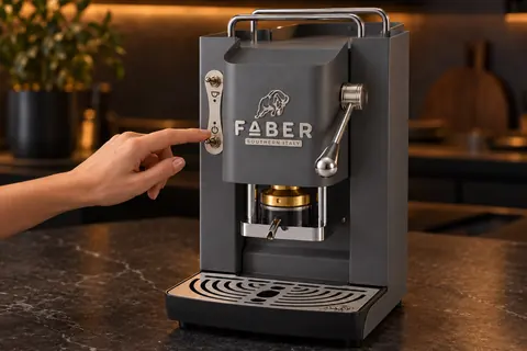 Faber E.S.E.-Maschine am Ein-/Ausschalter einschalten