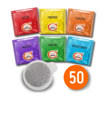 Caffè Cortese E.S.E. Probierpaket 44 mm – 50 Pads